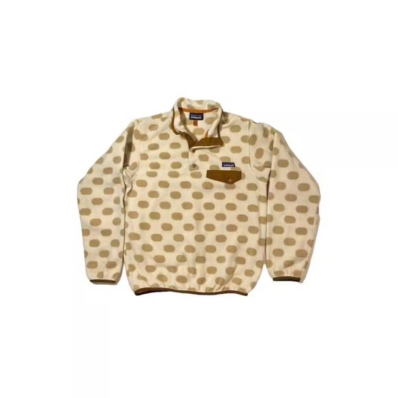 Patagonia Other - Vintage Patagonia Synchilla Polka Dot Snap-T Fleece Pullover Sweatshirt Small